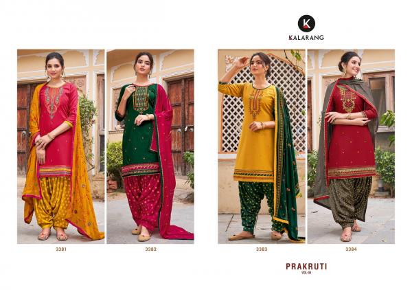 Kalarang Prakruti 4 Silk Designer Festive Wear Salwar